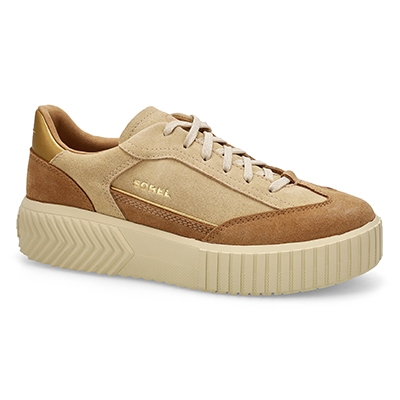 Lds Ona Ave T-Toe Lace Up Sneaker - Ceramic/Tawny Buff