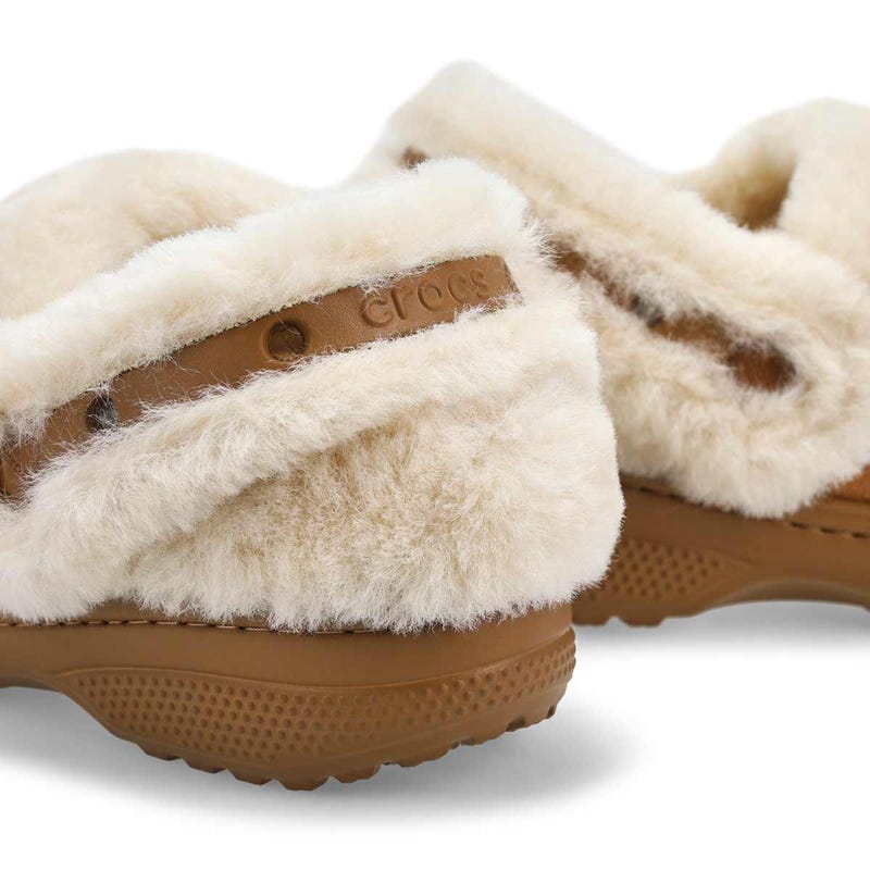 Girls'  Classic Unfurgettable Vegan Suede Clog - Sepia