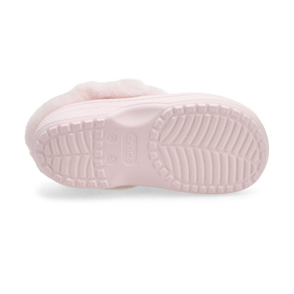 Girls'  Classic Unfurgettable Vegan Suede Clog - Bubble Ice