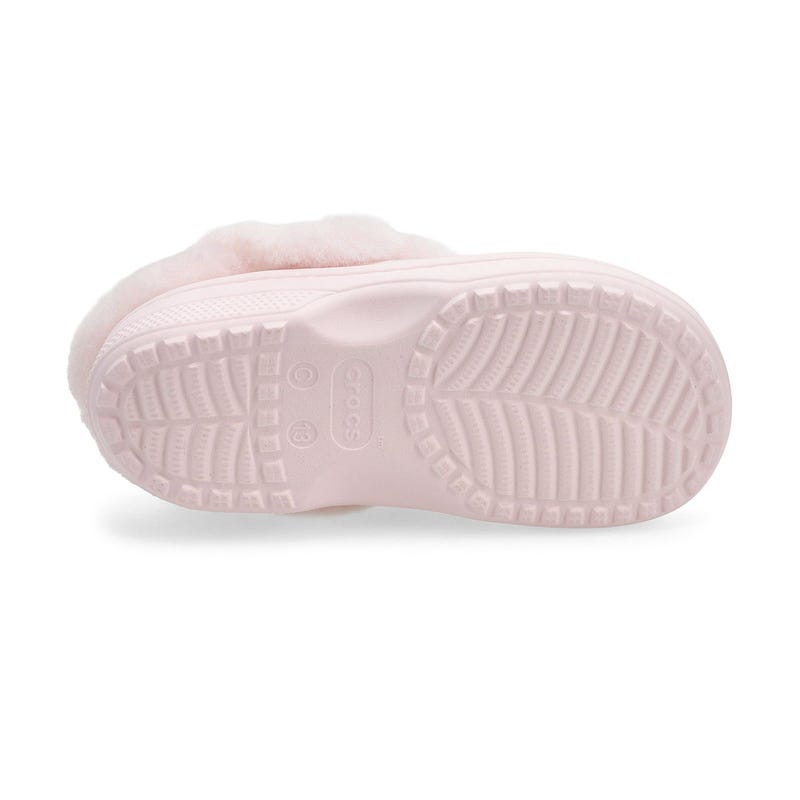Girls'  Classic Unfurgettable Vegan Suede Clog - Bubble Ice