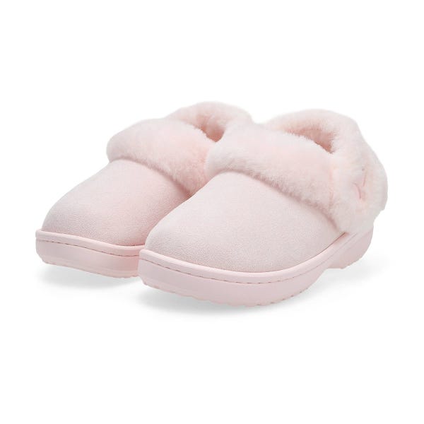 Girls'  Classic Unfurgettable Vegan Suede Clog - Bubble Ice