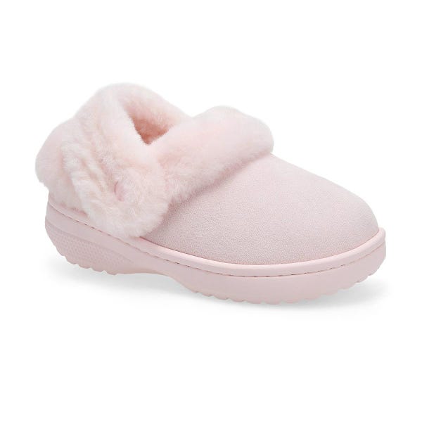 Girls'  Classic Unfurgettable Vegan Suede Clog - Bubble Ice