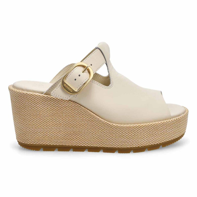 Women's SunPeak Wedge Slide Sandal - Black/Natural