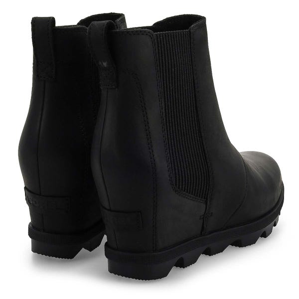 Women's  Joan Rhapsody Wedge Chelsea Boot - Black/Black