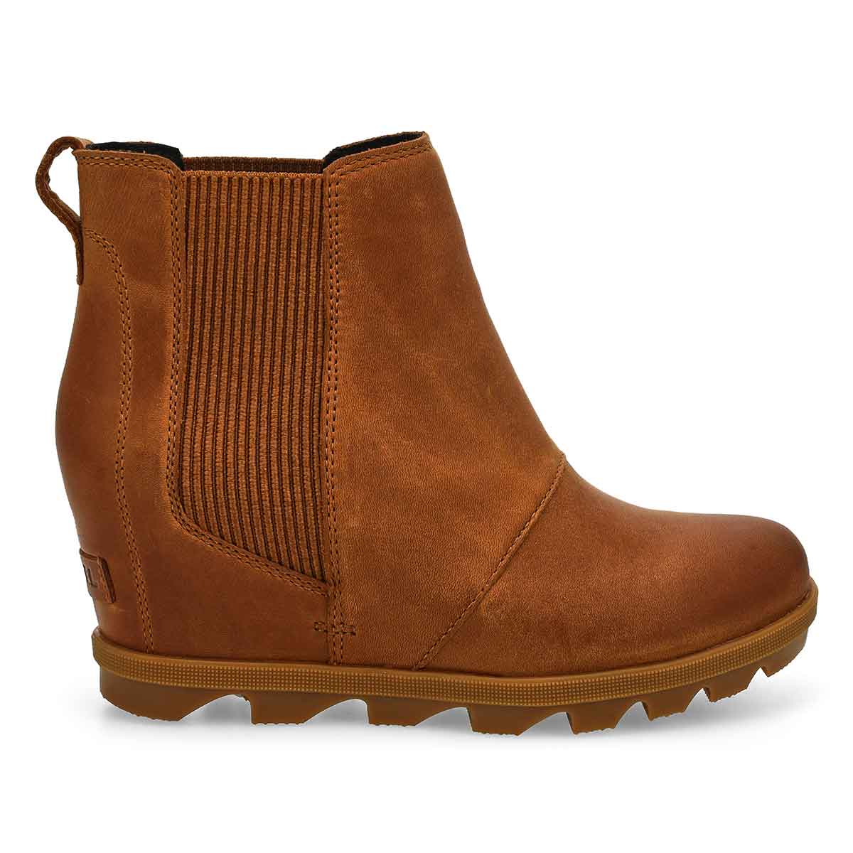 Women's  Joan Rhapsody Wedge Chelsea Boot - Velvet Tan/Gum