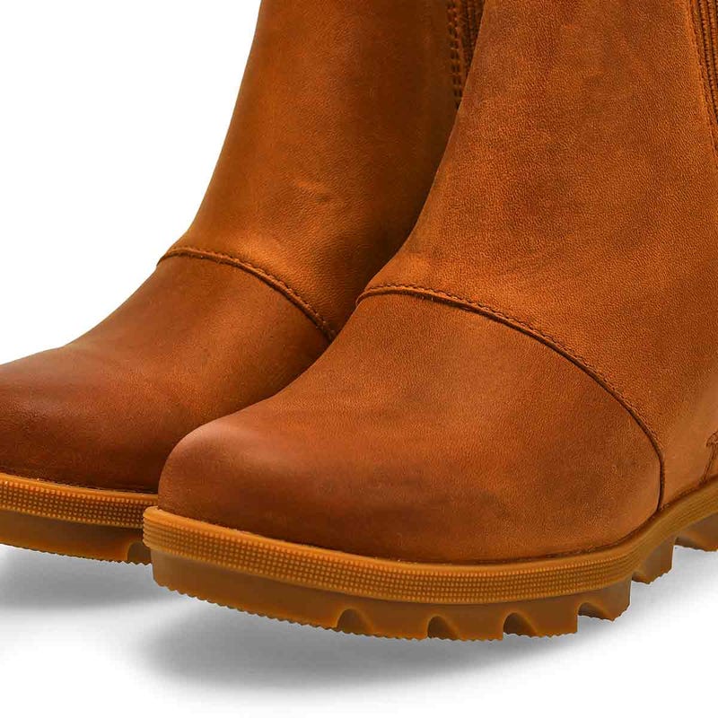 Women's  Joan Rhapsody Wedge Chelsea Boot - Velvet Tan/Gum