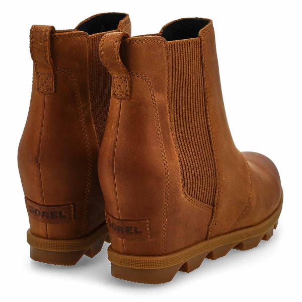 Women's  Joan Rhapsody Wedge Chelsea Boot - Velvet Tan/Gum