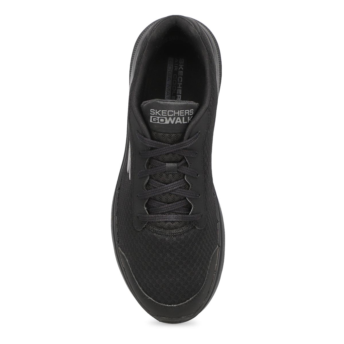 Mens' Go Walk 6 Lace Up Sneaker-Black/Black