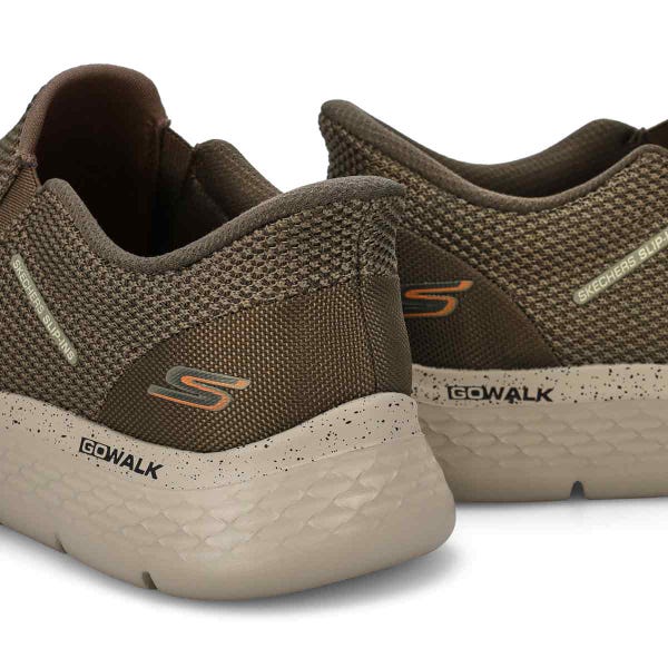 Baskets à enfiler GO WALK FLEX OJAI SLIP-INS, kaki, hommes - LARGE