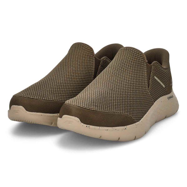 Baskets à enfiler GO WALK FLEX OJAI SLIP-INS, kaki, hommes - LARGE