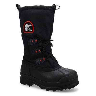 Mns Glacier Waterproof Winter Boot - Black/Red Quartz