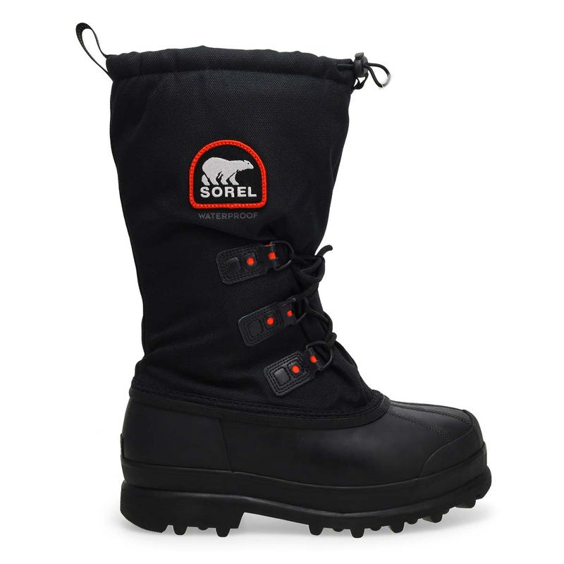 Men's Glacier Waterproof Winter Boot - Black/Red Quartz