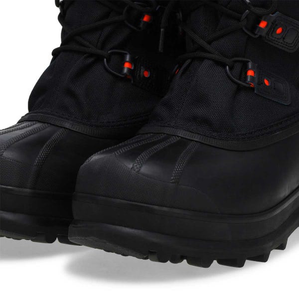 Men's Glacier Waterproof Winter Boot - Black/Red Quartz