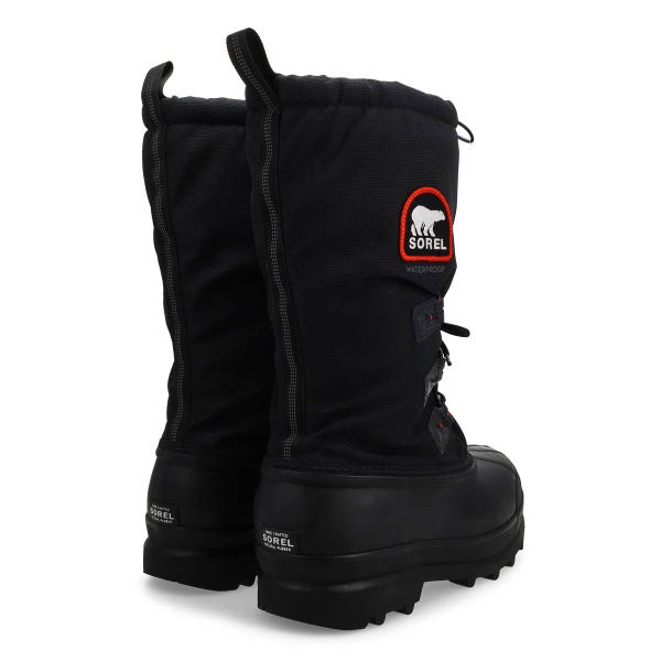Men's Glacier Waterproof Winter Boot - Black/Red Quartz