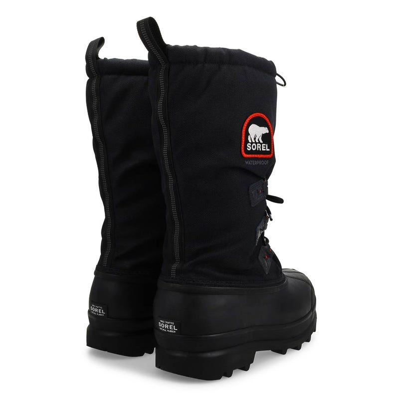 Men's Glacier Waterproof Winter Boot - Black/Red Quartz