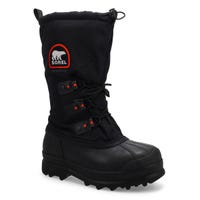 Men's Glacier Waterproof Winter Boot - Black/Red Quartz