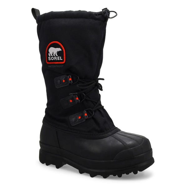 Men's Glacier Waterproof Winter Boot - Black/Red Quartz