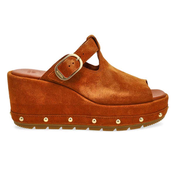 Sandale compensée à enfiler SUNPEAK, thé glacé/résine, femmes