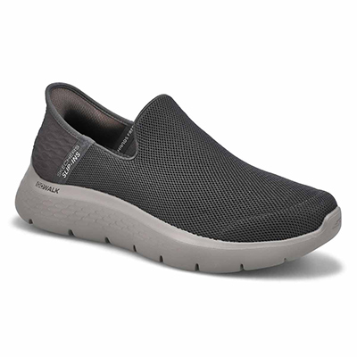 Baskets à enfiler Go Walk Flex Slip-Ins, gris foncé, hommes