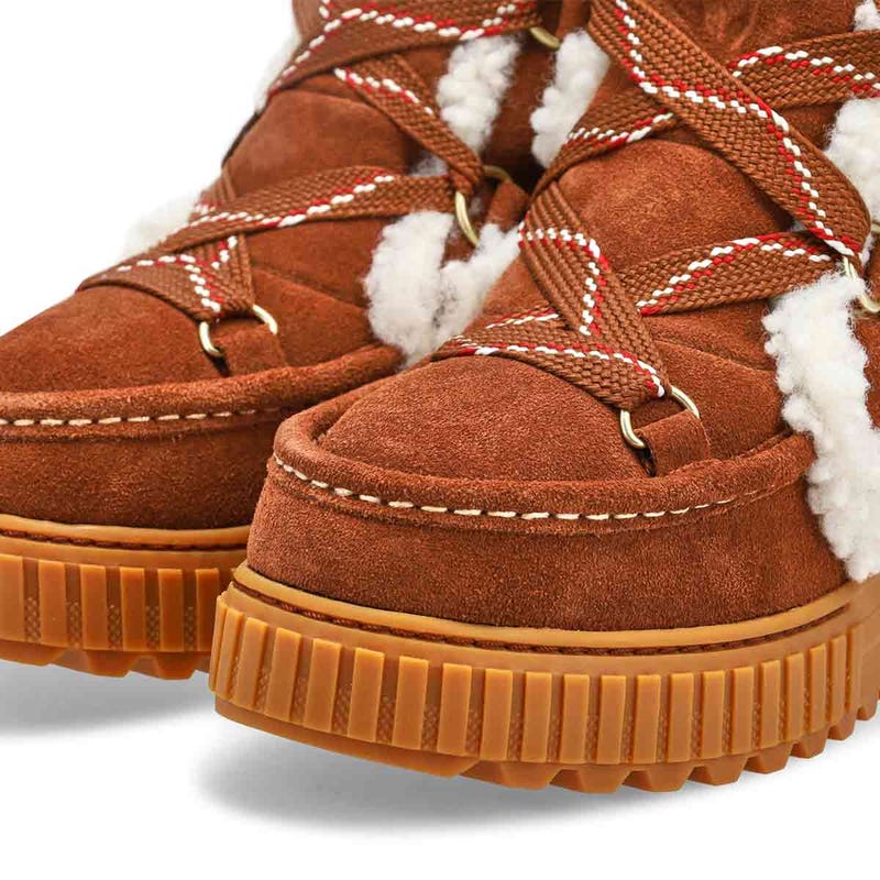 Women's Ona Ave Alpine Plus Waterproof Boot - Dark Auburn/Gum