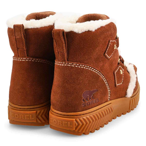 Women's Ona Ave Alpine Plus Waterproof Boot - Dark Auburn/Gum