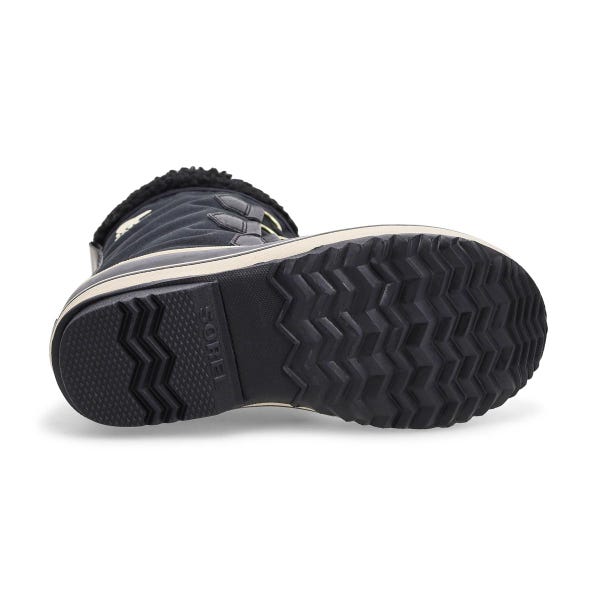 Kids' Sorel Yoot Pac Nylon Waterproof Winter Boot - Black/Black