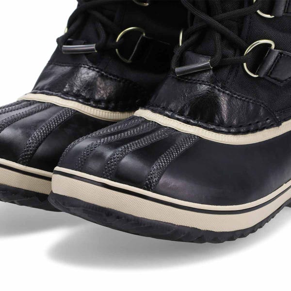 Kids' Sorel Yoot Pac Nylon Waterproof Winter Boot - Black/Black