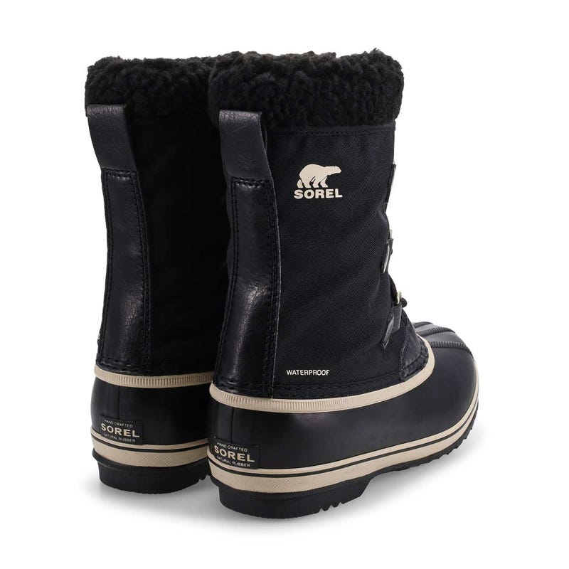 Kids' Sorel Yoot Pac Nylon Waterproof Winter Boot - Black/Black