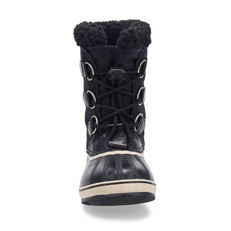Kids' Yoot Pac Nylon Waterproof Winter Boot - Black/Black