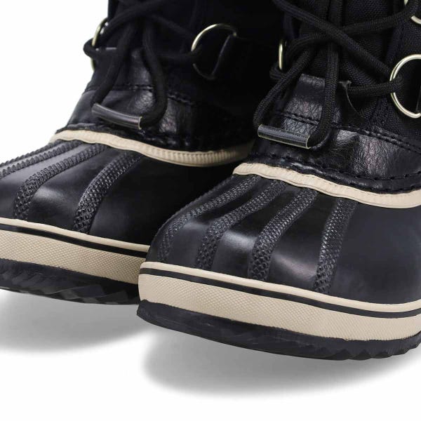 Kids' Yoot Pac Nylon Waterproof Winter Boot - Black/Black