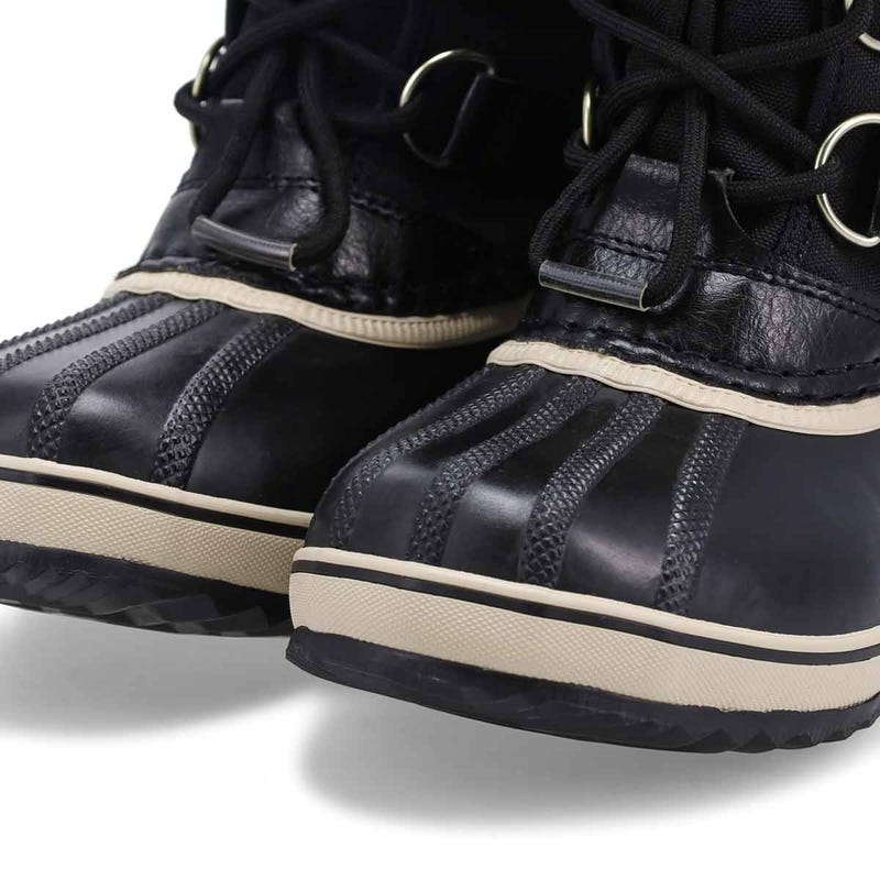 Kids' Yoot Pac Nylon Waterproof Winter Boot - Black/Black