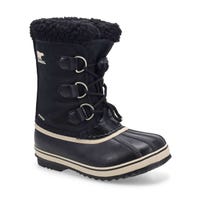 Kids' Yoot Pac Nylon Waterproof Winter Boot - Black/Black