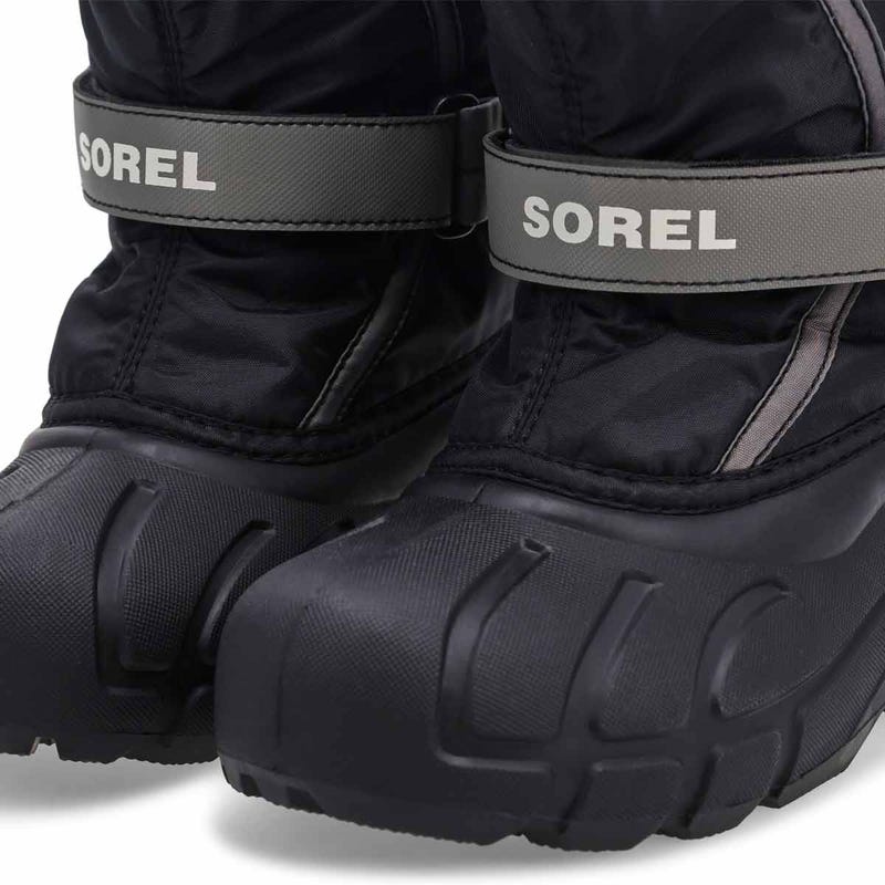 Kids'  Flurry Pull On Winter Boot - Black/Sea Salt