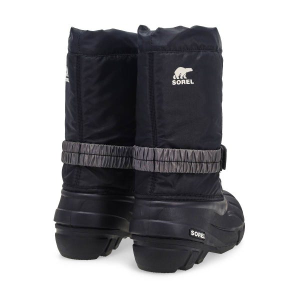 Kids'  Flurry Pull On Winter Boot - Black/Sea Salt