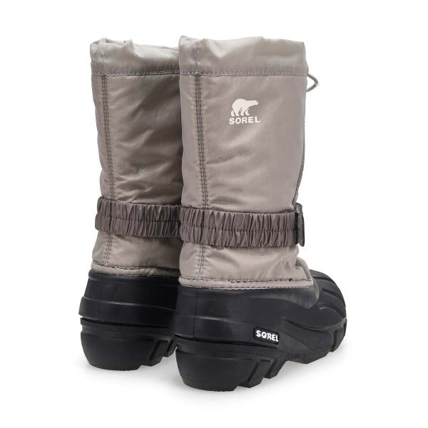 Kids'  Flurry Pull On Winter Boot - Dove/Chrome Grey