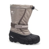 Kids'  Flurry Pull On Winter Boot - Dove/Chrome Grey