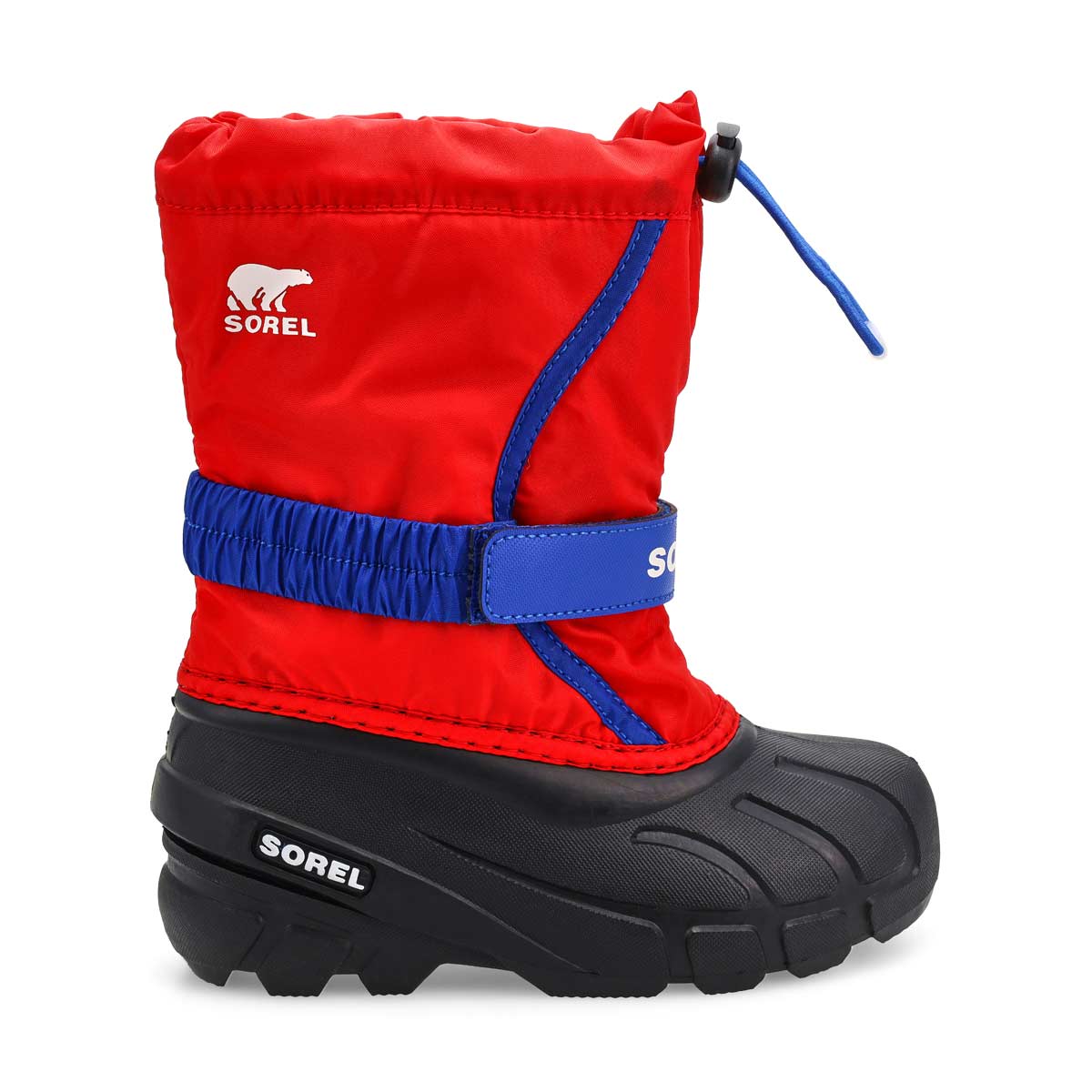 Kids'  Flurry Pull-On Winter Boot - Bright Red/Azu