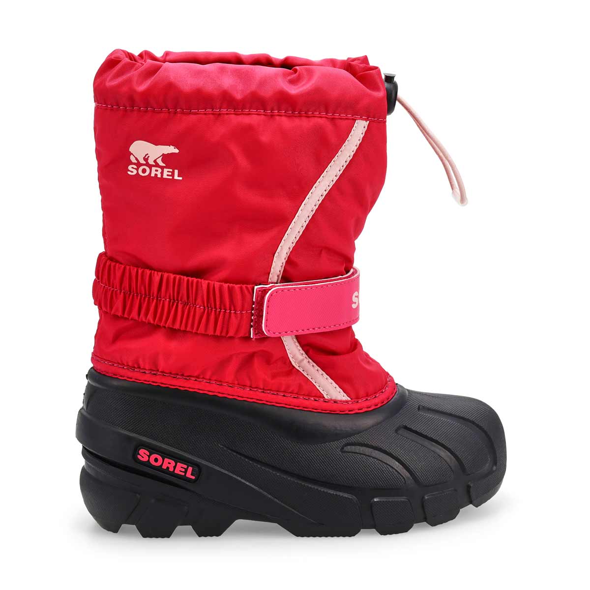 Kids'  Flurry Pull-On Winter Boot - Bright Red/Azu