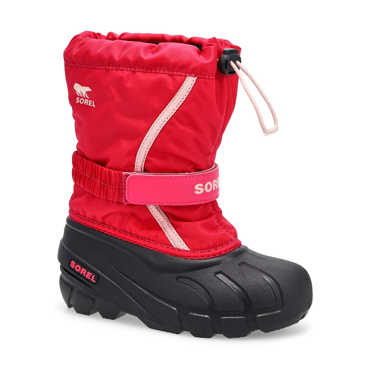 Kids'  Flurry Pull-On Winter Boot - Bright Red/Azu