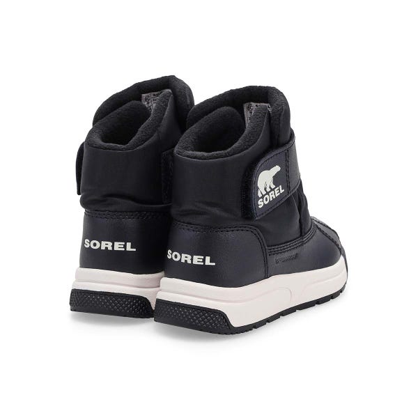 Infants'  Whitney III Strap Waterproof Winter Boot - Black/Chalk