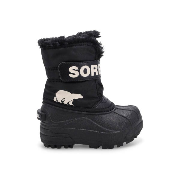 Botte Snow Commander pour bébés - noir/charbon
