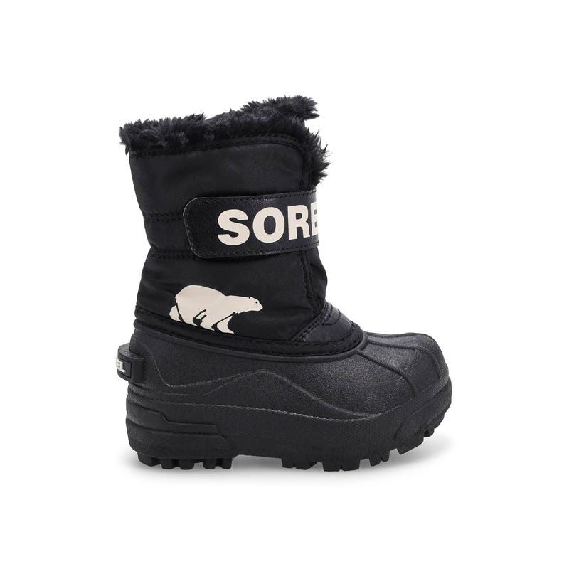 Botte Snow Commander pour bébés - noir/charbon
