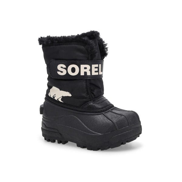 Botte Snow Commander pour bébés - noir/charbon