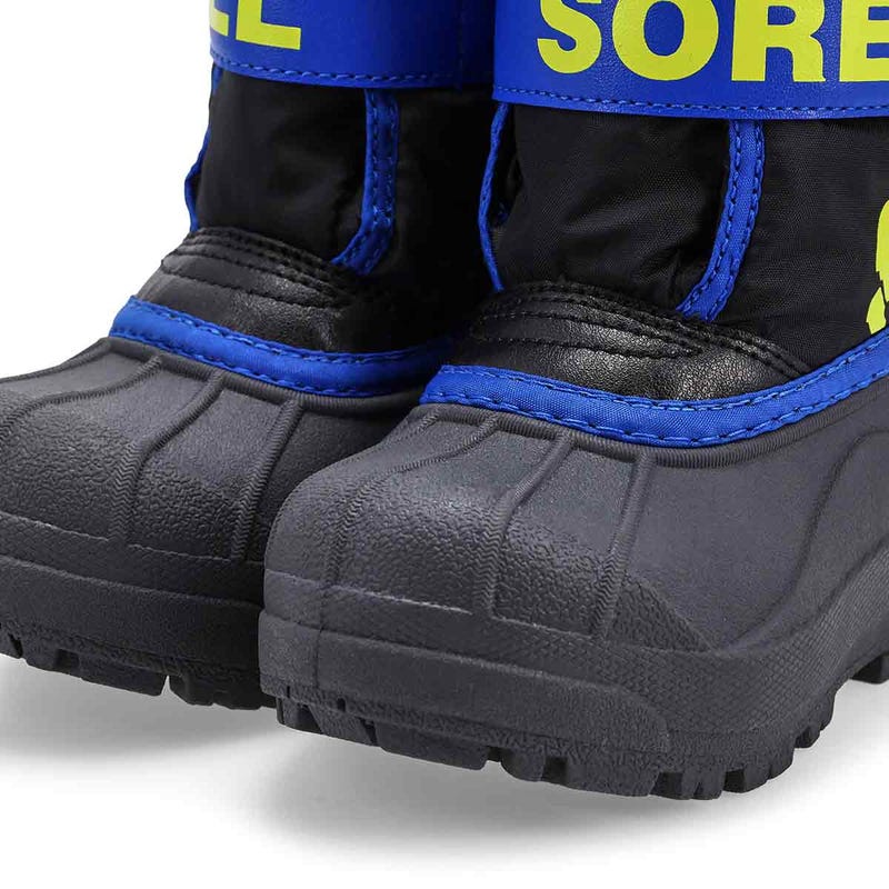 Infants Snow Commander Boot - Black/Super Blue