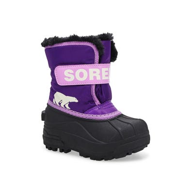 Botte Snow Commander pour bébés - Ultraviolet/Hortensia