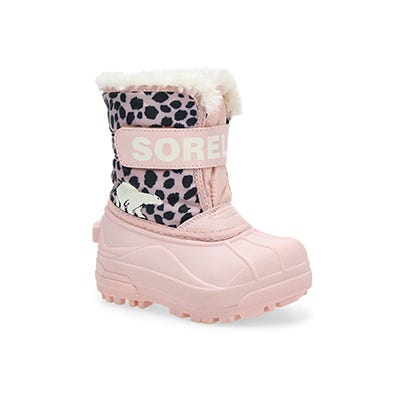 Botte Snow Commander pour bébés - Sel rose/Sel rose