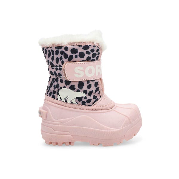 Botte Snow Commander pour bébés - Sel rose/Sel rose