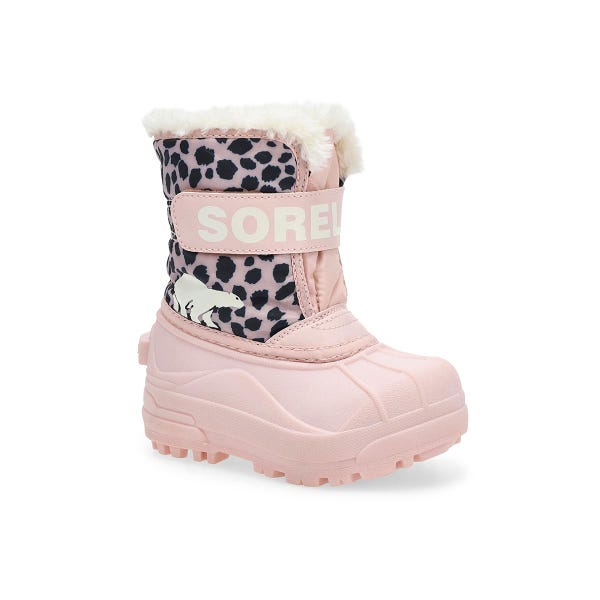 Botte Snow Commander pour bébés - Sel rose/Sel rose