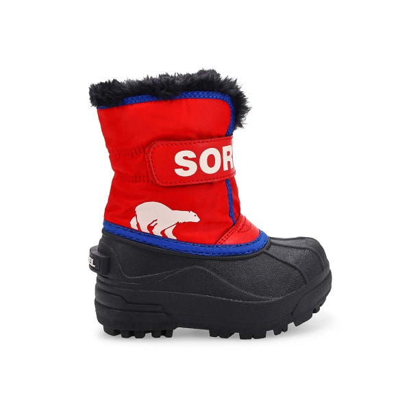 Botte Snow Commander pour bébés - Noir/charbon