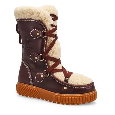 Lds Ona Ave Alpine Tall Waterproof Boot - Red Lodge/Gum